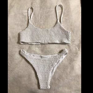 White bikini